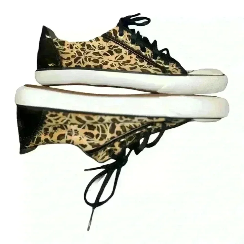 COACH Barrett Cheetah Print sneakers Size 6 B Women pre-loved good condition - Picture 9 of 12